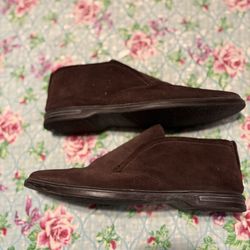 Brown suede Peter Millar shoes