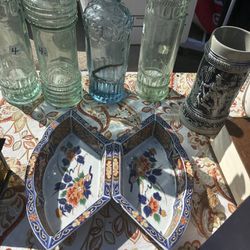 Assorted Vintage Glass And China