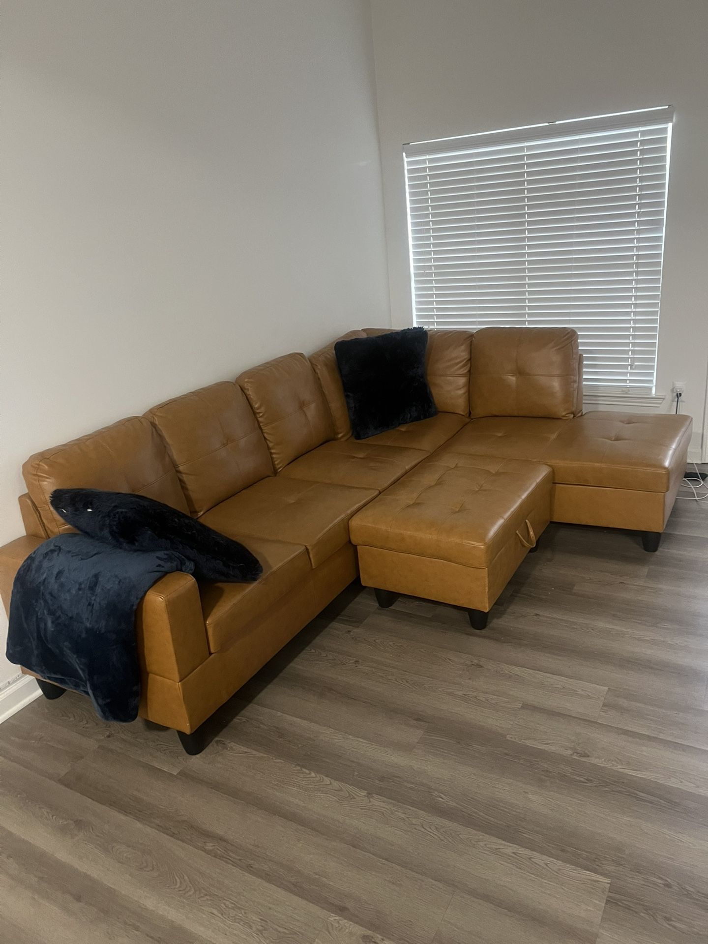 2 for 1 Sectional and  Full Dining Room Set