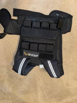 Weighted workout body vest