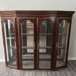 glass display cabinet , china hutch