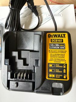 DEWALT batter charger DCB107 12v 20v MAX