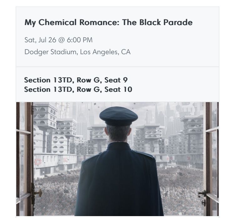 My Chemical Romance July 26