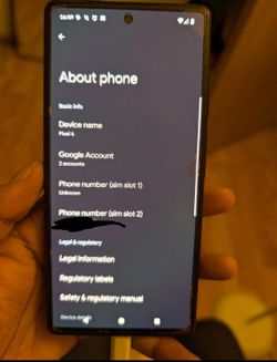 Google Pixel 6 UNLOCKED