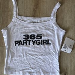 Women’s Small Cropped Spaghetti Strap Shirt… NEW WITH TAGS