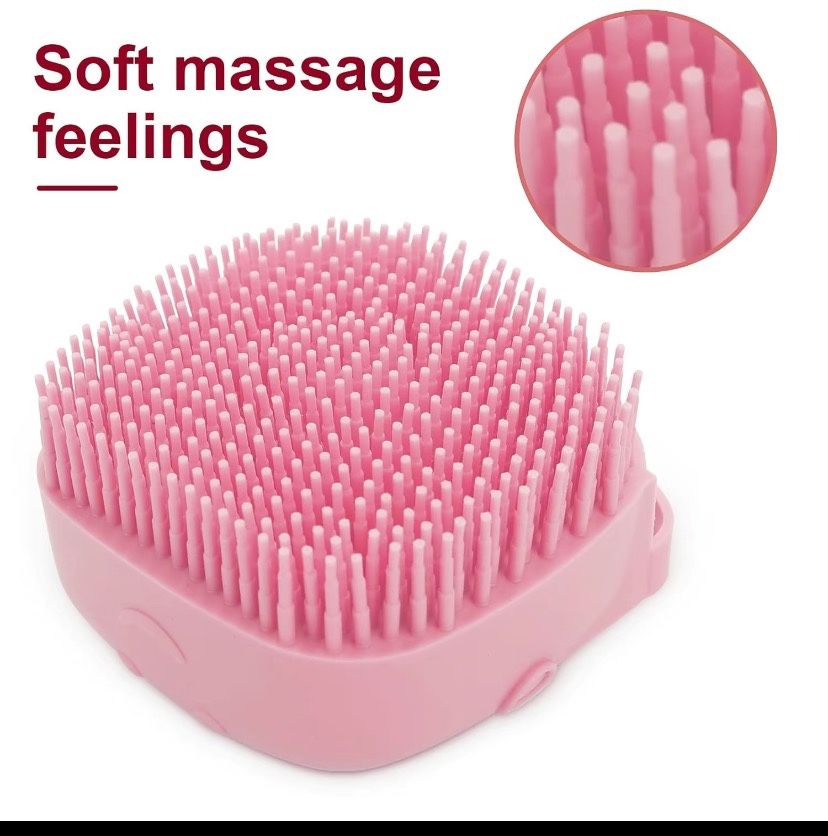 Summer Pet Bath, Massage Brush, Shampoo Dispenser, Pet Cleaner