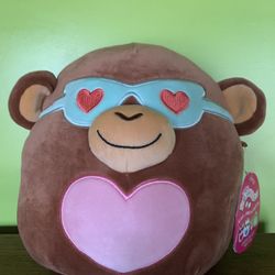 NEW WITH TAGS Boyd Monkey Squishmallow Plush Toy Stuffed Animal Stuffie