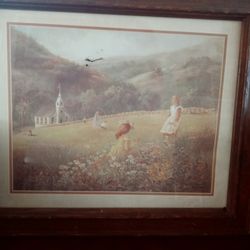 Famous Framed Print 1970s Popular