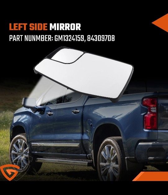 Silverado Heated Side Mirror (Driver Side)