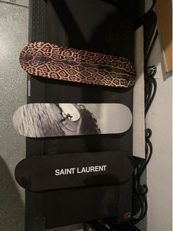 Saint Laurent Skateboard Deck Set of 3