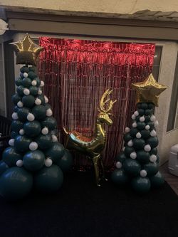 Christmas tree balloons