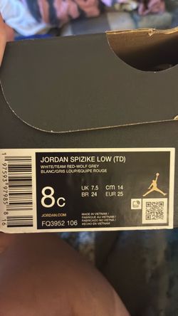 Jordan SPIZIKE LOW (TD)