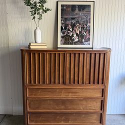 ✨American of Martinsville Mid Century Tall Dresser / Gentleman’s Chest