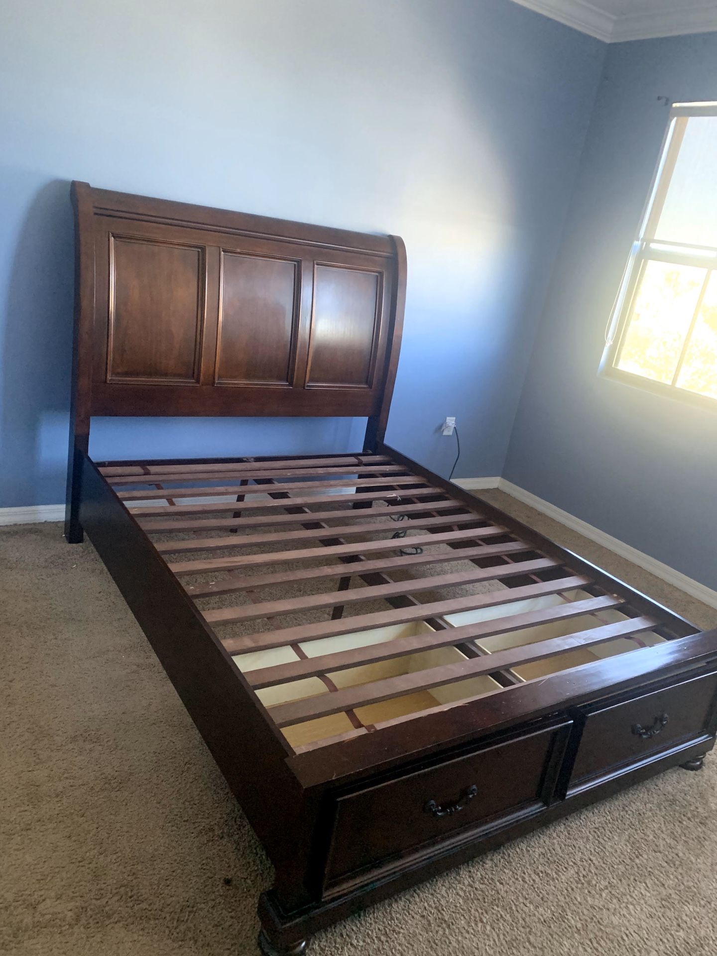 Queen size bed frame