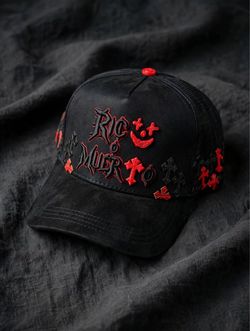 Rico o Muerto Black Trucker Hat