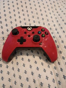 Red Xbox one controller