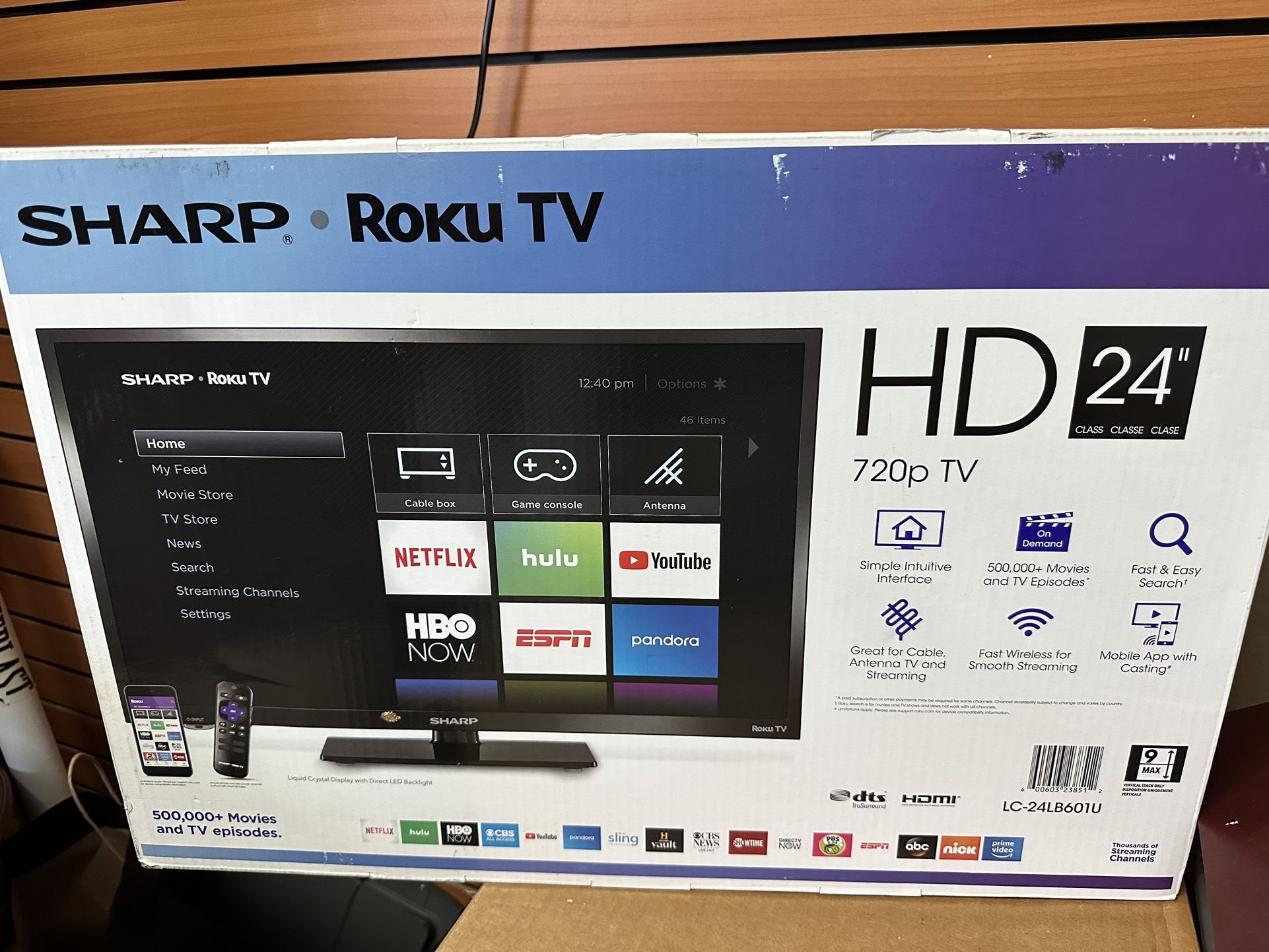 Sharp 24” Roku TV Mint Condition