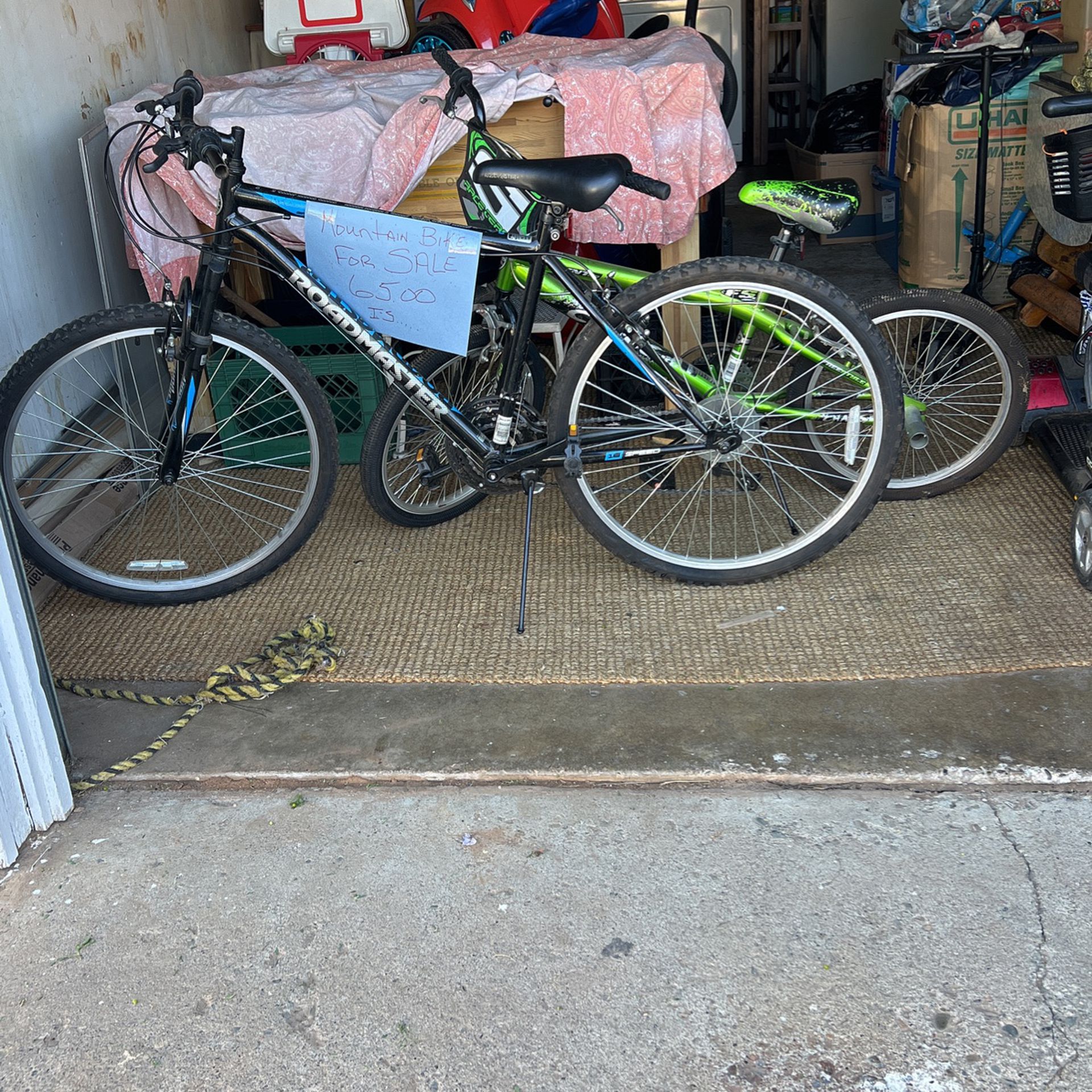 Road Master Mountain Bike And Child Bike 