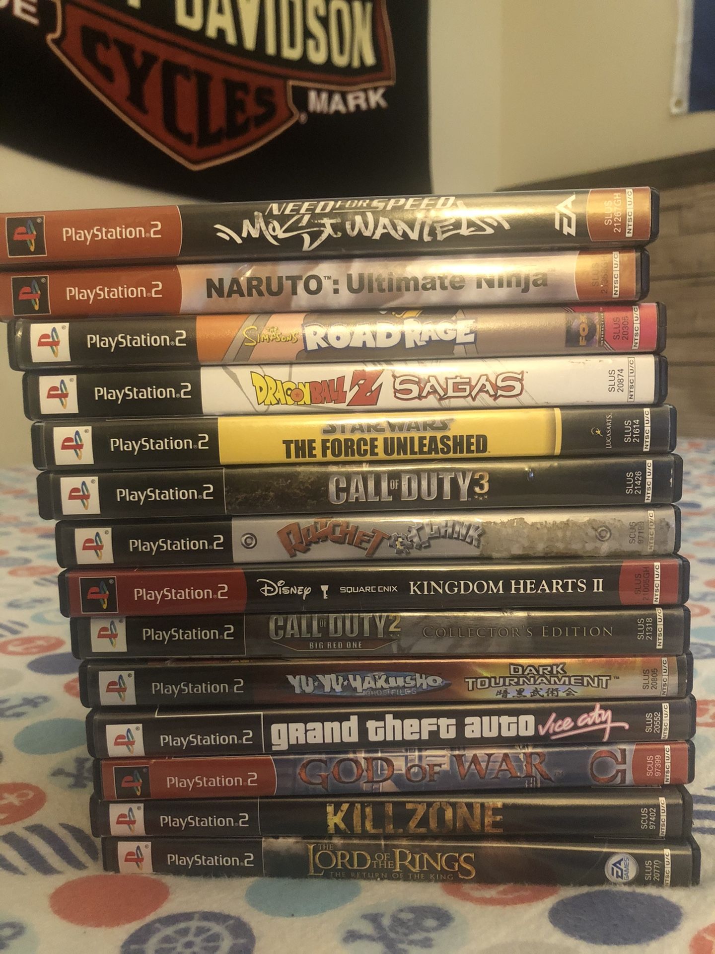 Ps2 games lot