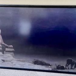 The flight into Egypt - Large Framed Print. 