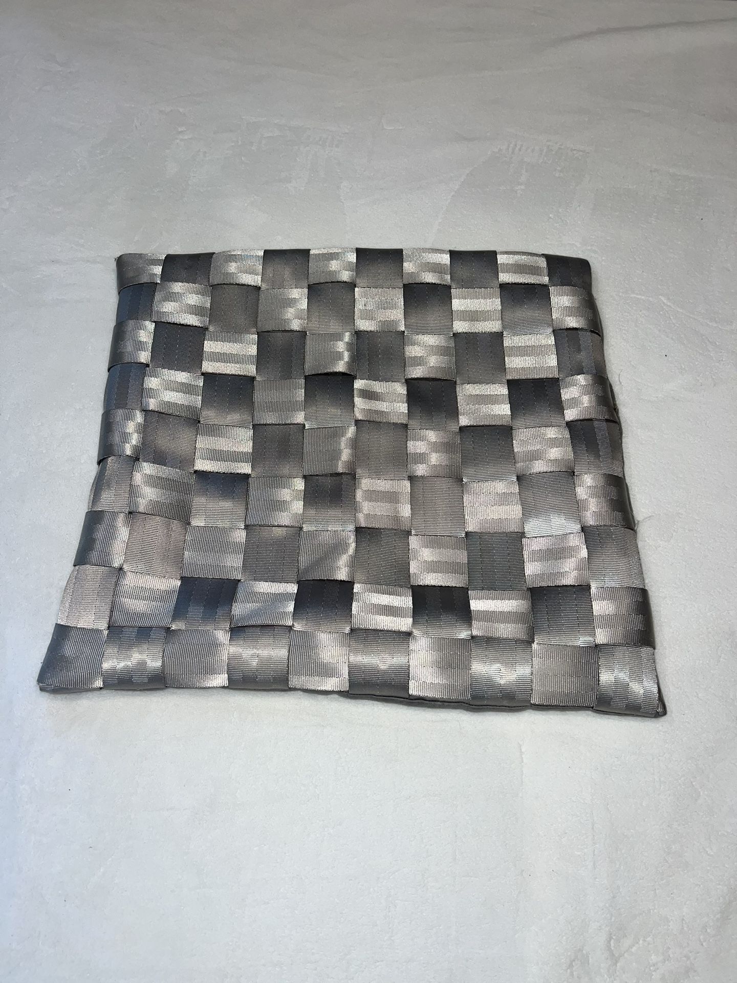 20” Throw Pillow Cover Seatbelt Material