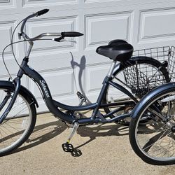 Schwinn Meridian Adult Tricycle Bike, Three Wheel Cruiser, 26 inch Bicycle  Single Speed for Sale in Parma, OH - OfferUp