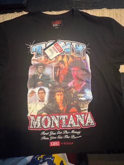 2XL Scarface x Reason Tony Montana Graphic T-Shirt