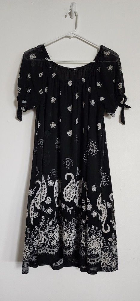 New Black And White Dress
