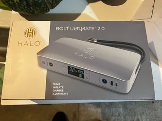 Portable battery jump start air light
