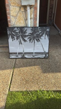 Palm Tree Dull Art Painting