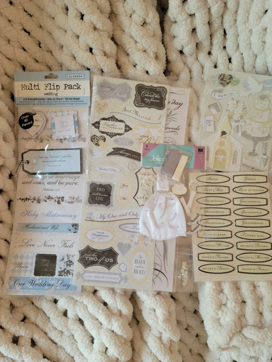 Wedding Scrapbook Stickers
