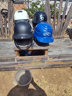 Softball helmets