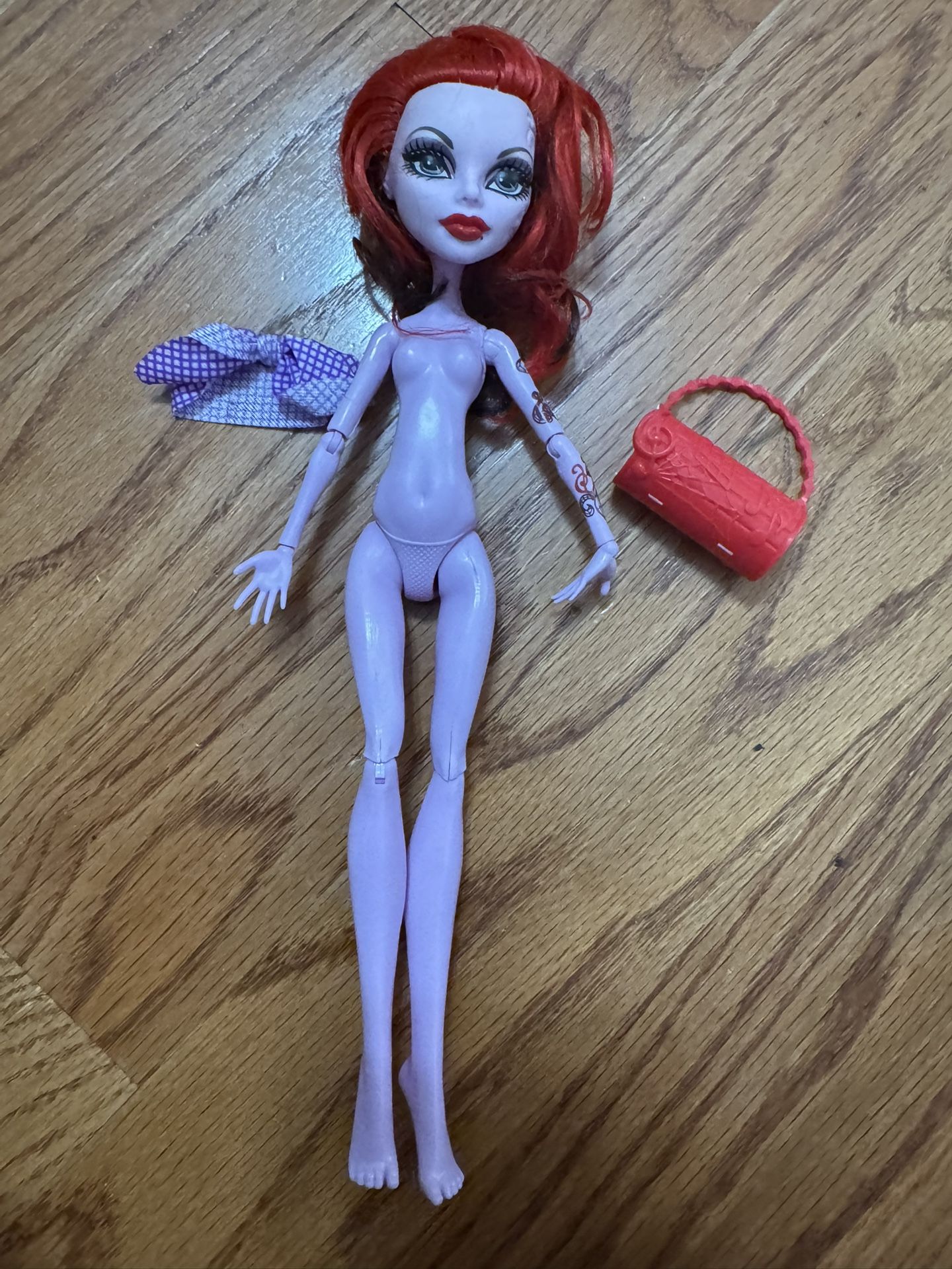 2012 Monster High Dance Class Operetta Swing Doll As Is 3pc Replacements