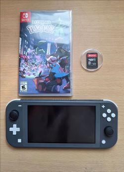 Nintendo Switch Lite-Gray- with Pokémon Legends ZA. No Charger.