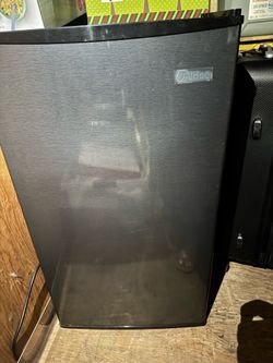 Mini black fridge