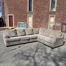 Gray Ashley Furniture 3-Piece Sectional - Free Delivery