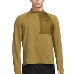 Men’s Nike Running Division 1/2 Zip Light Brushed Fleece Top - New - Medium