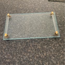 Glass Vanity Tray