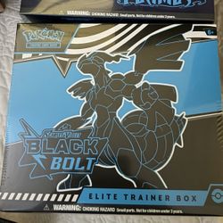 Pokemon ScarletViolet Black Bolt Elite Trainer Box ETB