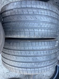 (2) 295/35R21 PAIR OF USED TIRES MICHELIN  50% LIFE !!!