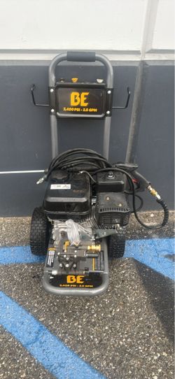BE 3400 PSI 2.5 GPM Gas Pressure Washer