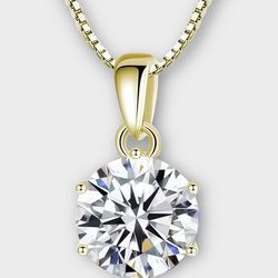 Gold With Stone Necklace 