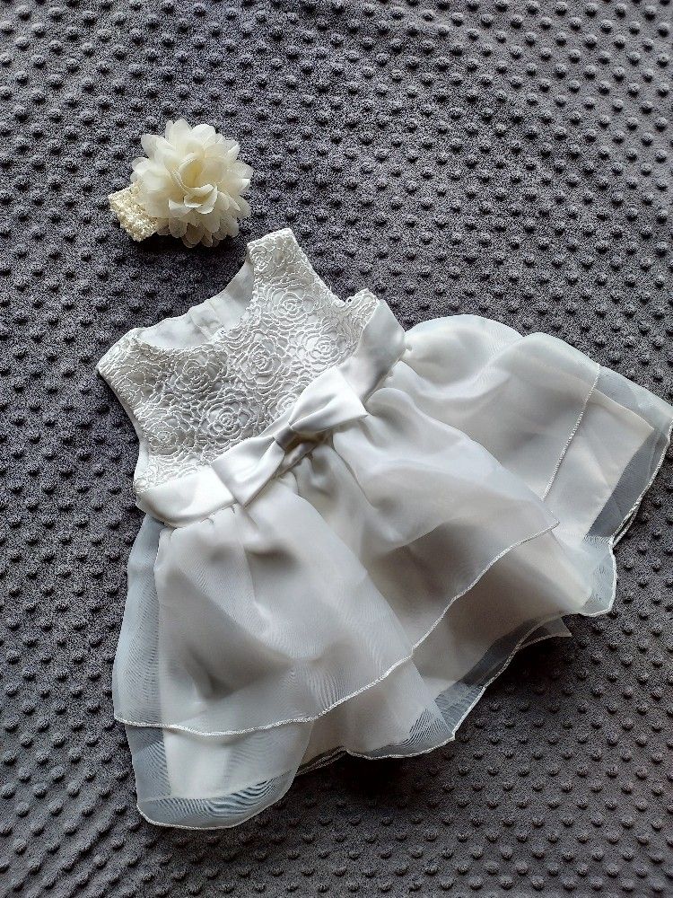 Beautiful Elegant Dress with Headband for 12m - BRAND NEW!