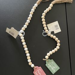 ne w2 bead decor 16 inches wood