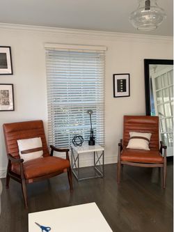 Leather chairs