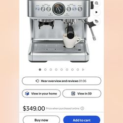 Chef man espresso machine
