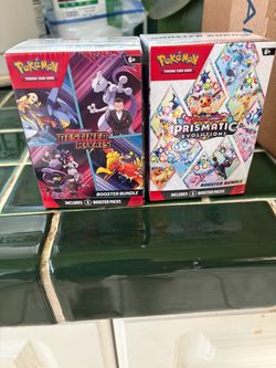 SEALED BRAND NEW PRISMATIC / DESTINED RIVALS POKEMON BOOSTER BUNDLES