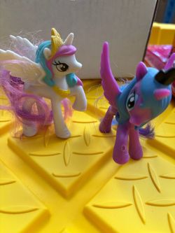 My Little Pony Friendship Is Magic Hasbro Mini Pony Toy Princess Celestia & Princess Luna