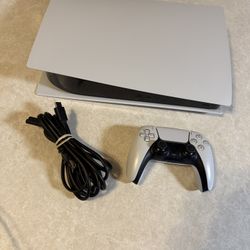Sony PlayStation PS5 Digital + Controller & Extra SSD 1TB