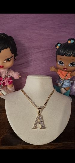 20 inch figaro chain with A initial